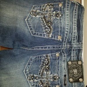 Miss Me Straight Leg Jeans Size 26
